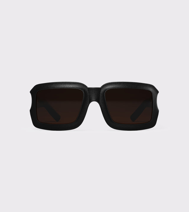 Bold Hip Pop black square sunglasses with dark lenses, ideal for a modern, stylish look